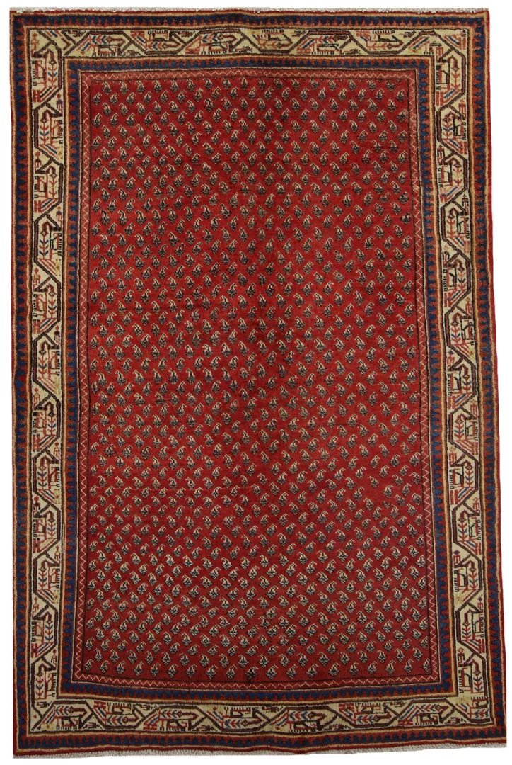 Perserteppich Sarough 202 x 135 cm handgeknüpft