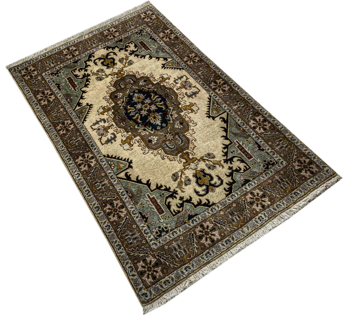 orientteppich-meshkin-155-x-98-cm-120000-knoten-handgeknupft-2 Perserteppich Meshkin 155 x 98 cm Wolle handgeknüpft