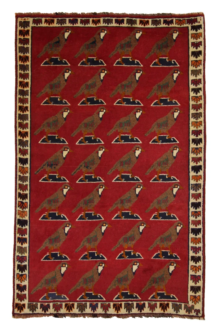 Perserteppich Shiraz 176 x 113 cm Wolle handgeknüpft