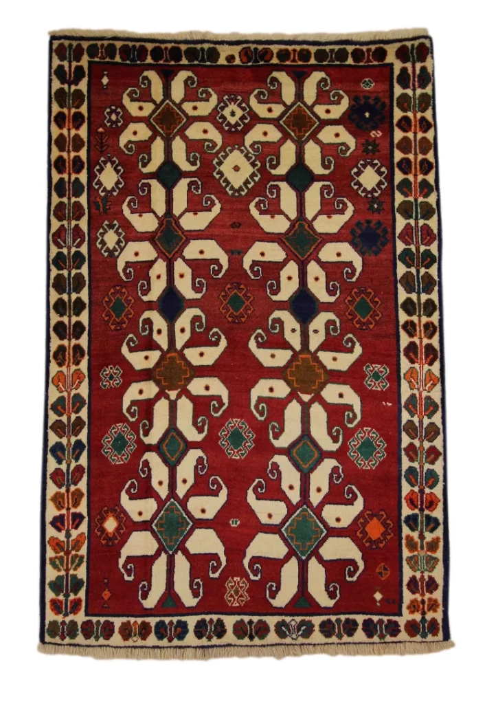 Perserteppich Shiraz 203 x 127 cm Wolle handgeknüpft