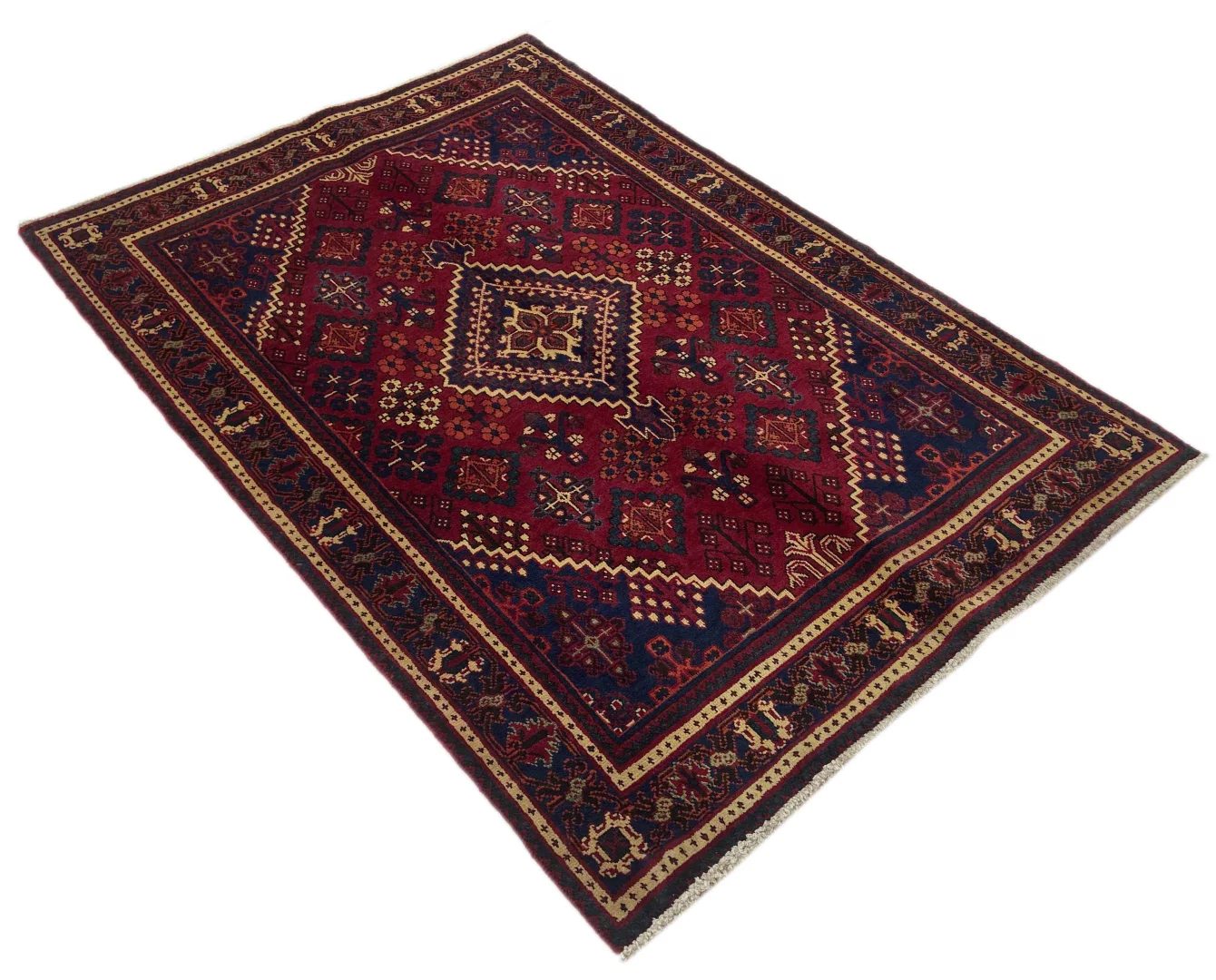 meymeh-orientteppich-200-x-139-cm-handgeknupft-fur-teppiche-hohe-qualitat-2 Orientteppich Meymeh 200 x 139 cm Wolle handgeknüpft