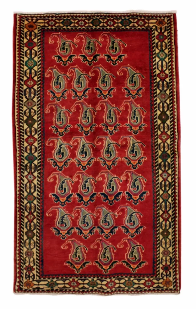 Perserteppich Shiraz 223 x 128 cm Schurwolle handgeknüpft