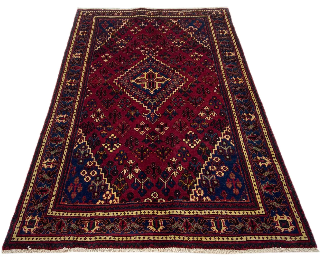 Orientteppich Meymeh 208 x 130 cm Wolle handgeknüpft