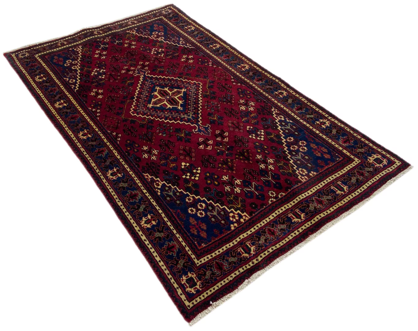 Orientteppich Meymeh 208 x 130 cm Wolle handgeknüpft