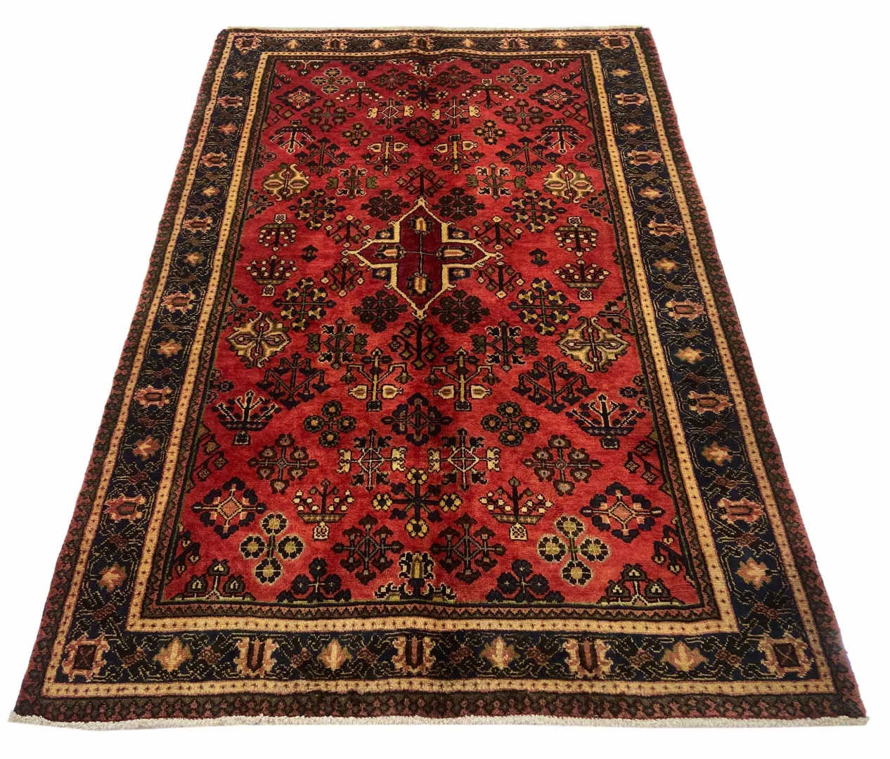 Orientteppich Meymeh 208 x 136 cm Wolle handgeknüpft