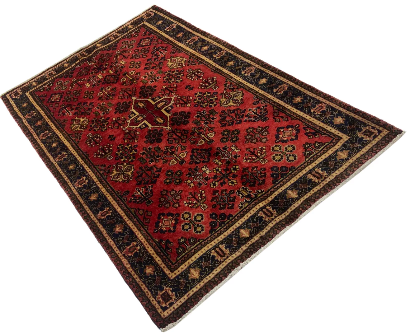 Orientteppich Meymeh 208 x 136 cm Wolle handgeknüpft
