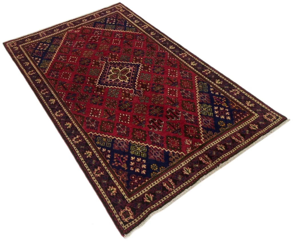 Orientteppich Meymeh 212 x 133 cm Wolle handgeknüpft