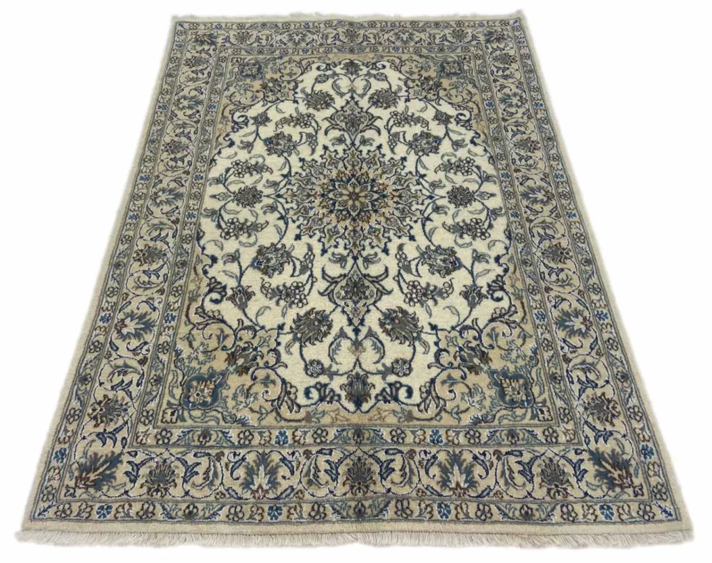 Perserteppich Nain 203 x 146 cm Wolle handgeknüpft
