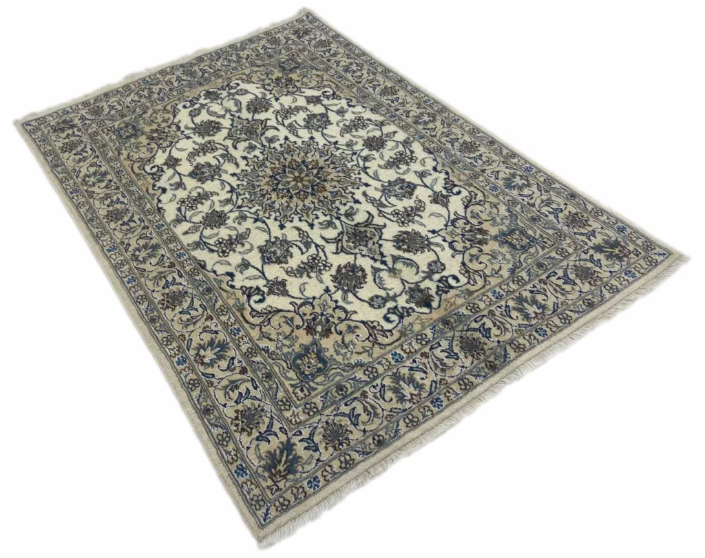 Perserteppich Nain 203 x 146 cm Wolle handgeknüpft