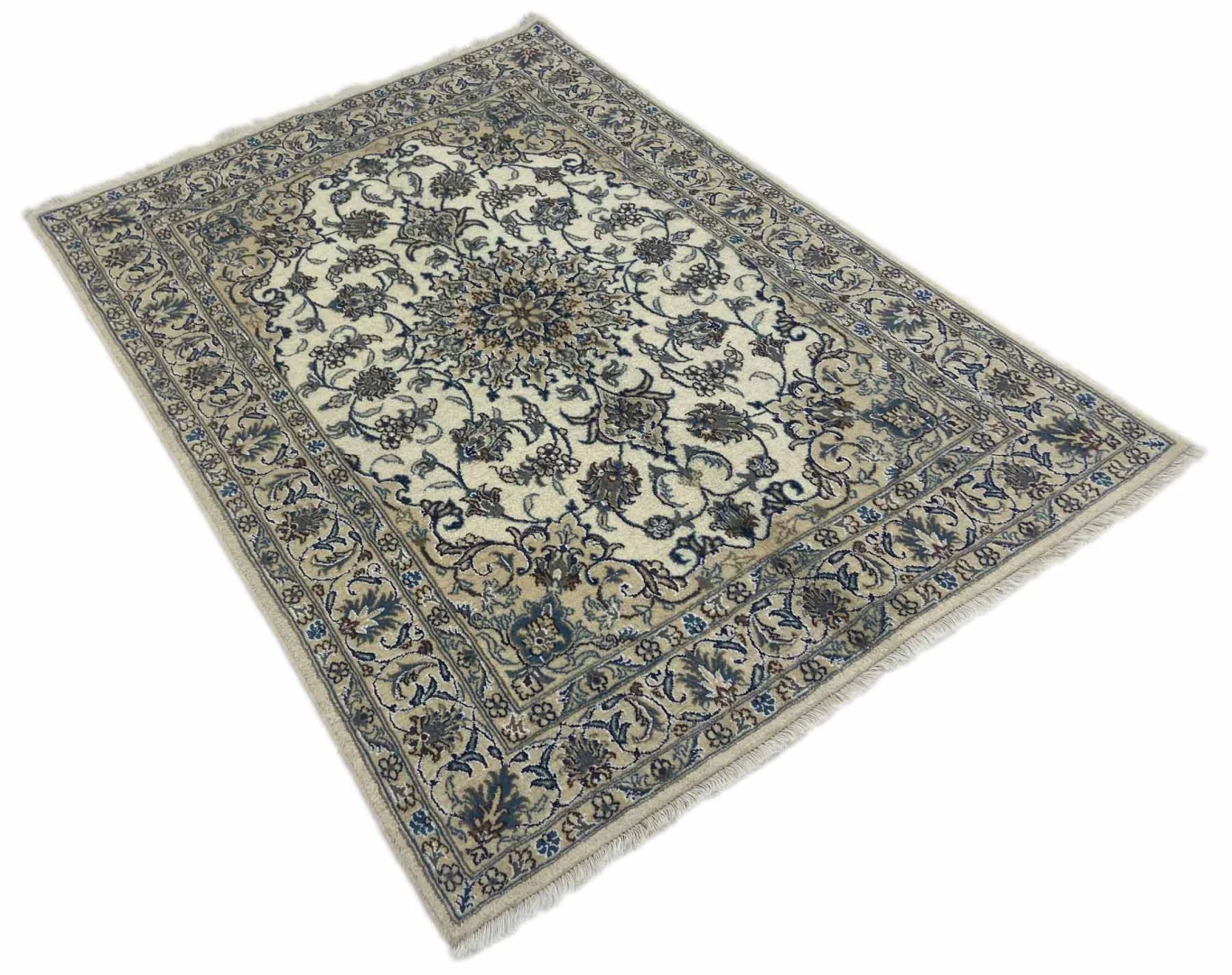 Perserteppich Nain 203 x 146 cm Wolle handgeknüpft