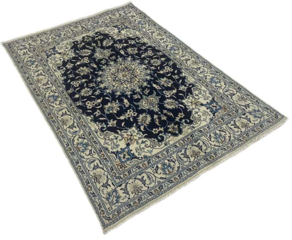 Perserteppich Nain 203x146 cm Wolle handgeknüpft