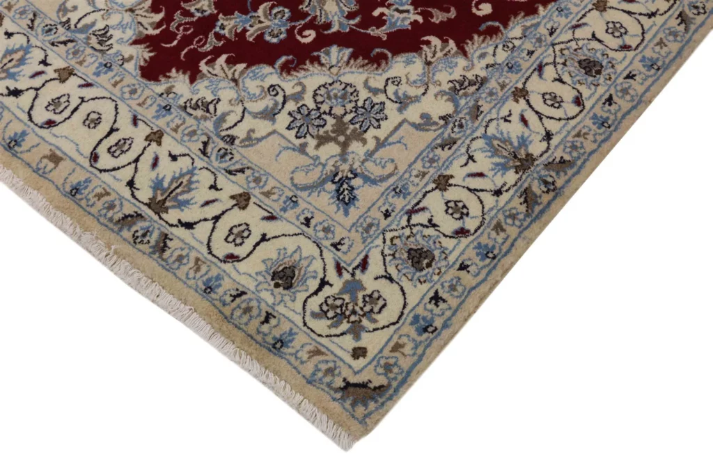 Perserteppich Nain 205 x 122 cm Wolle handgeknüpft