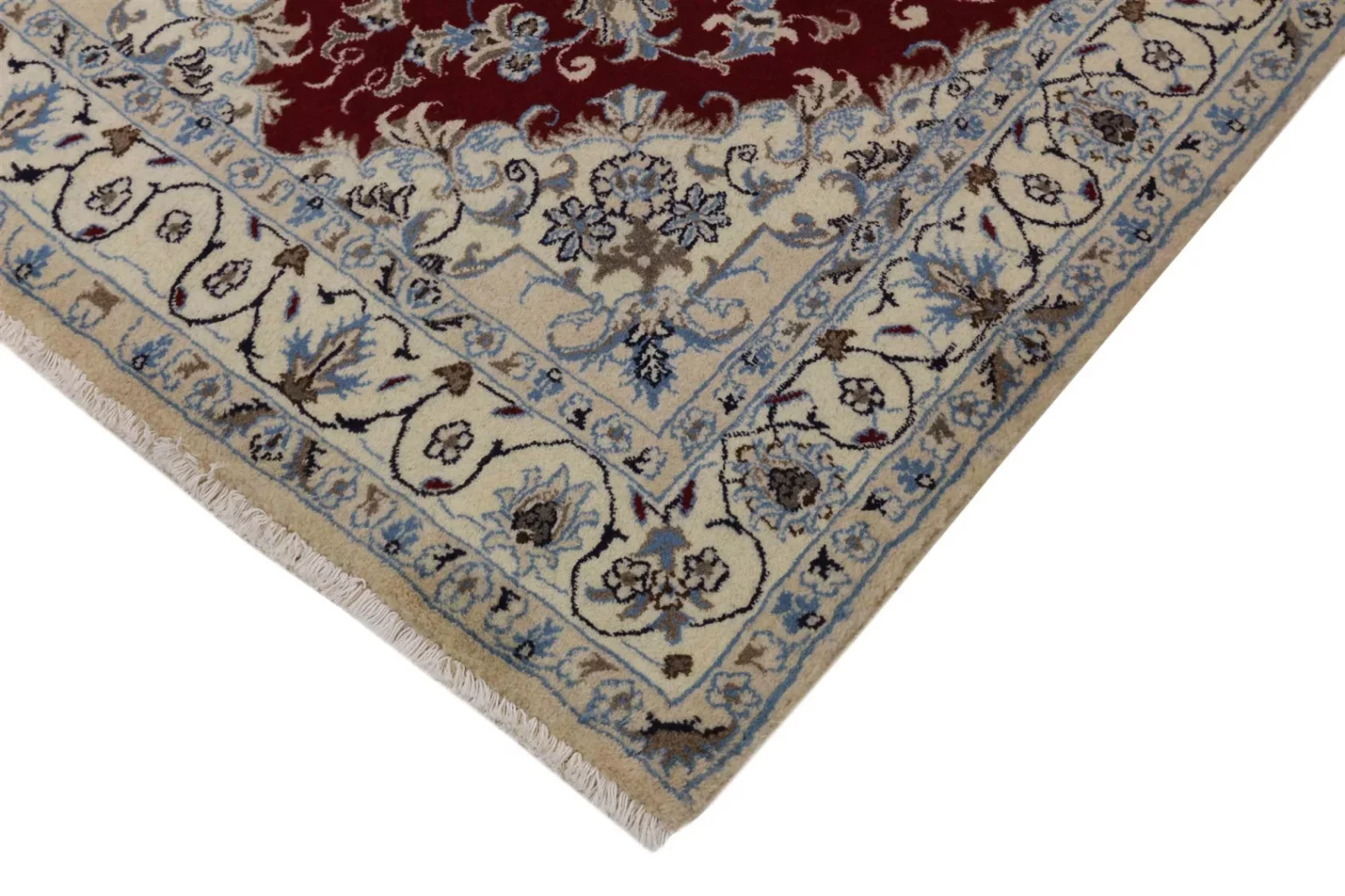 Perserteppich Nain 205 x 122 cm Wolle handgeknüpft