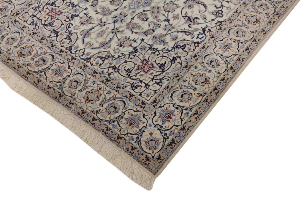 nain-6la-orientteppich-215x130-cm-handgeknupft-fur-teppiche-1 Perserteppich Nain 215x130 cm Wolle handgeknüpft