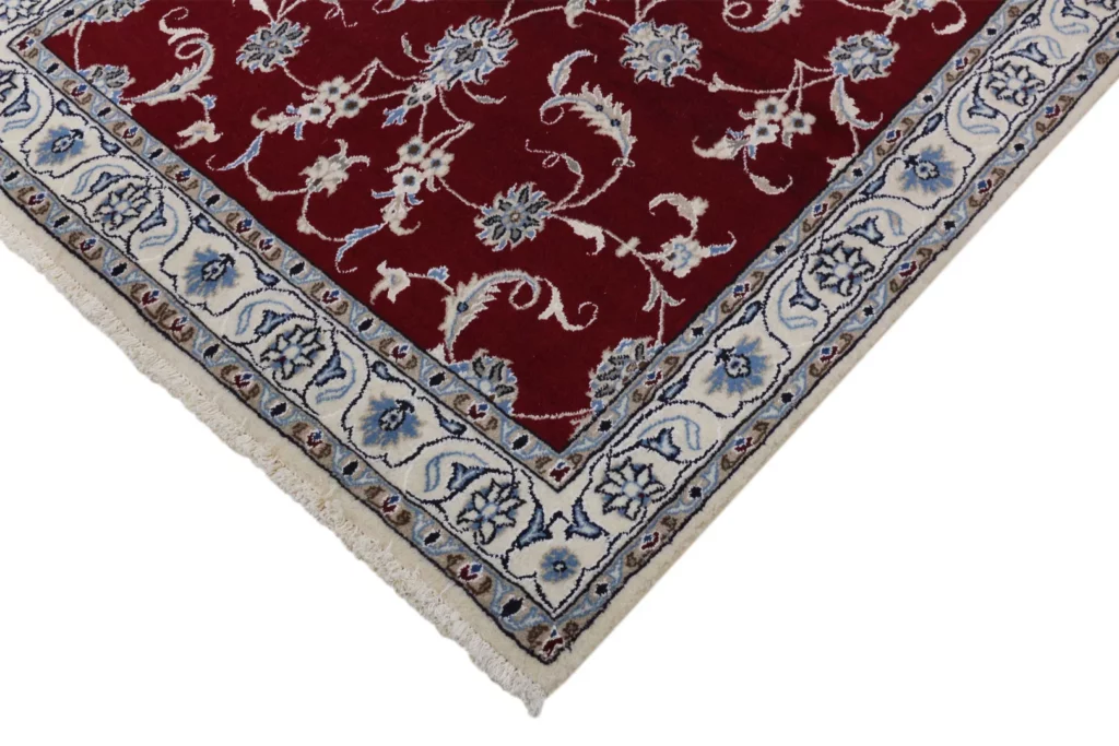 Perserteppich Nain 206 x 120 cm Wolle handgeknüpft