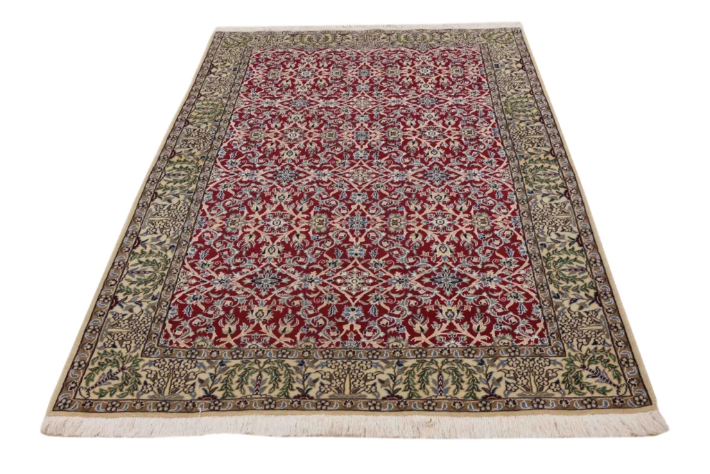 Perserteppich Nain 9La 210 x 132 cm Wolle handgeknüpft
