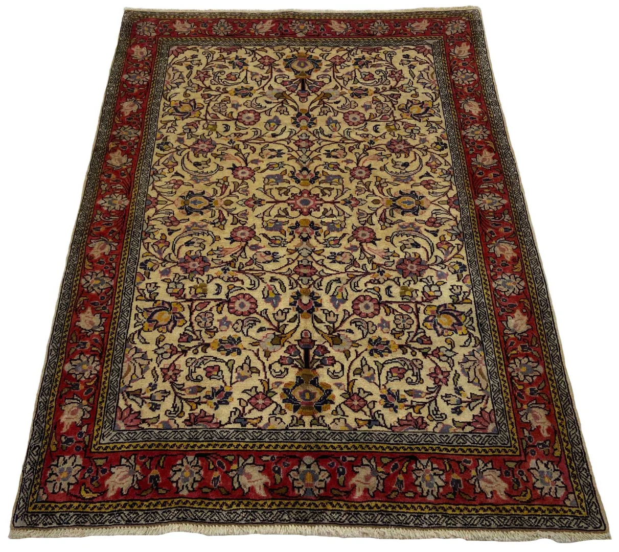 Perserteppich Sarough 144x106 cm Wolle handgeknüpft