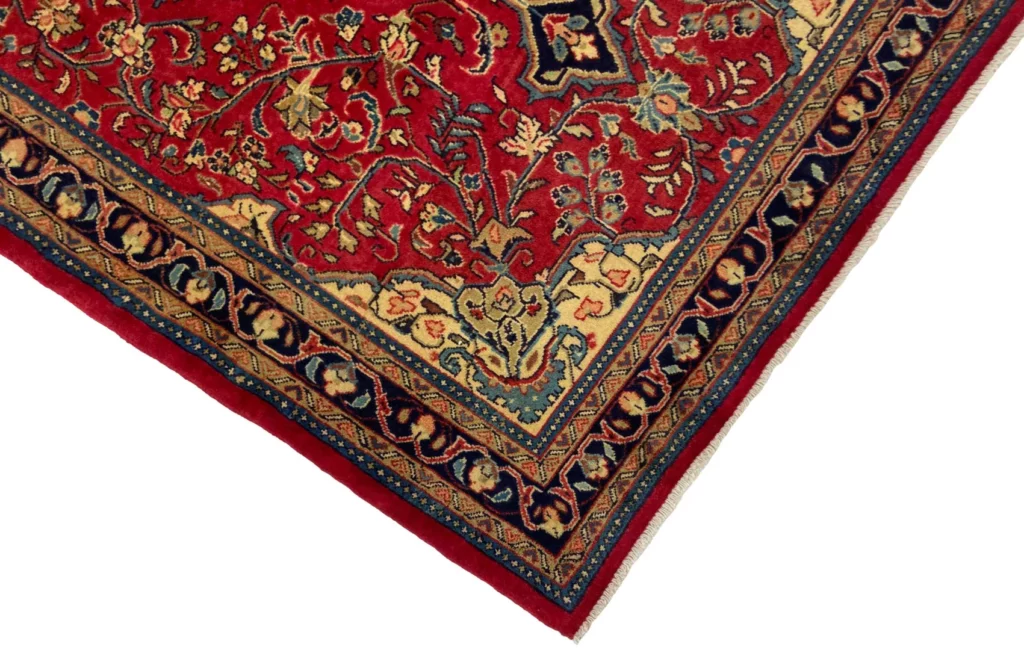 Perserteppich Sarough 154 x 110 cm Wolle handgeknüpft