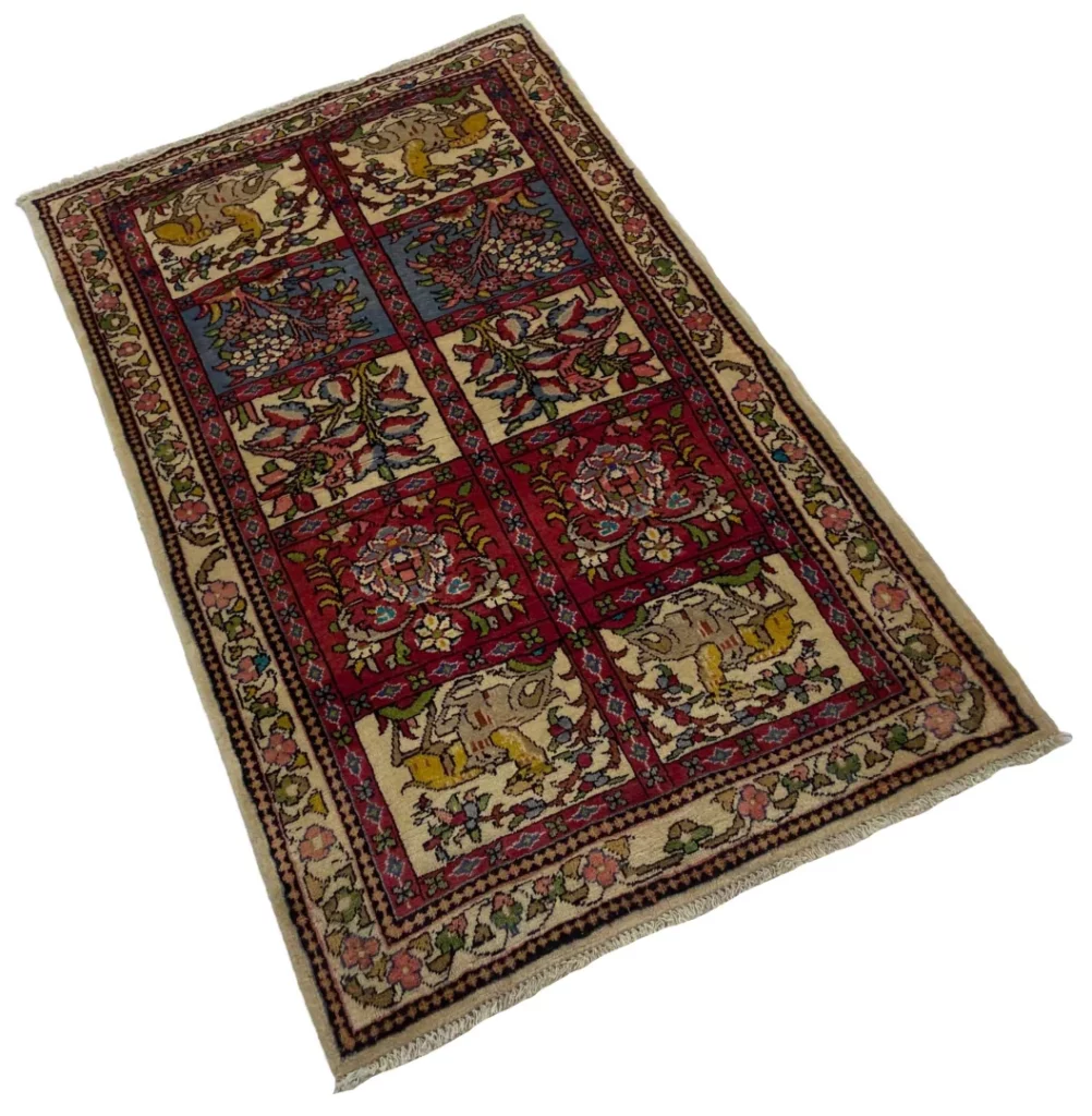 Perserteppich Sarough 160 x 95 cm Wolle handgeknüpft