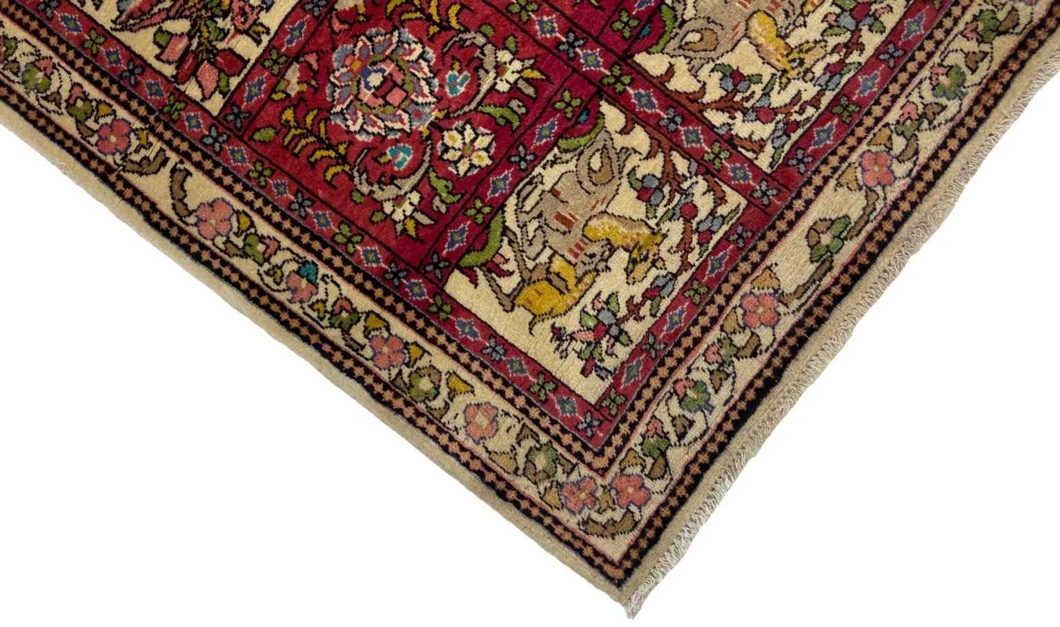 Perserteppich Sarough 160 x 95 cm Wolle handgeknüpft