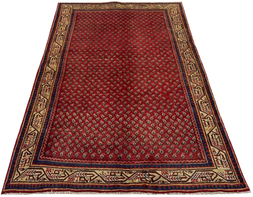 Perserteppich Sarough 202 x 135 cm handgeknüpft