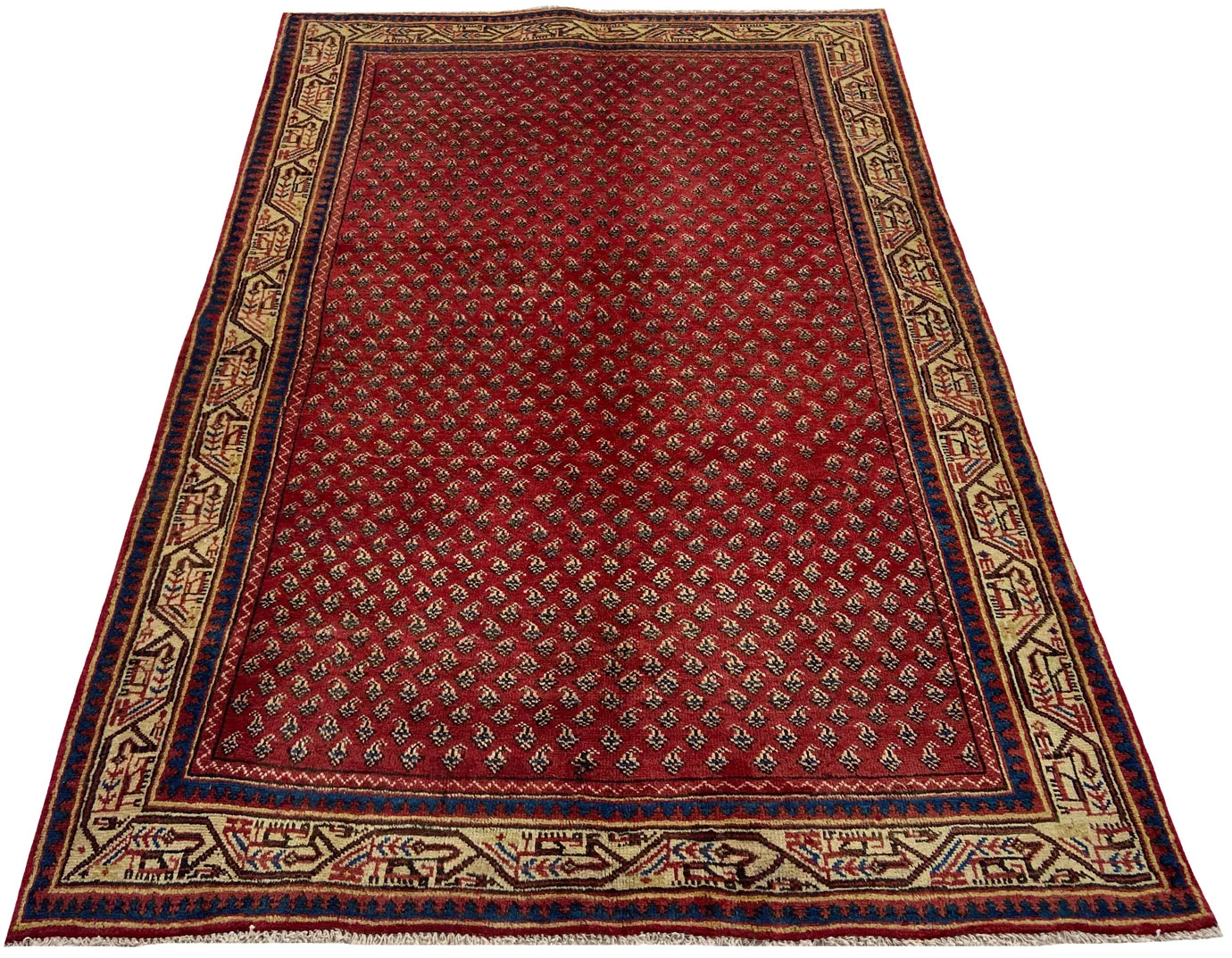 Perserteppich Sarough 202 x 135 cm handgeknüpft