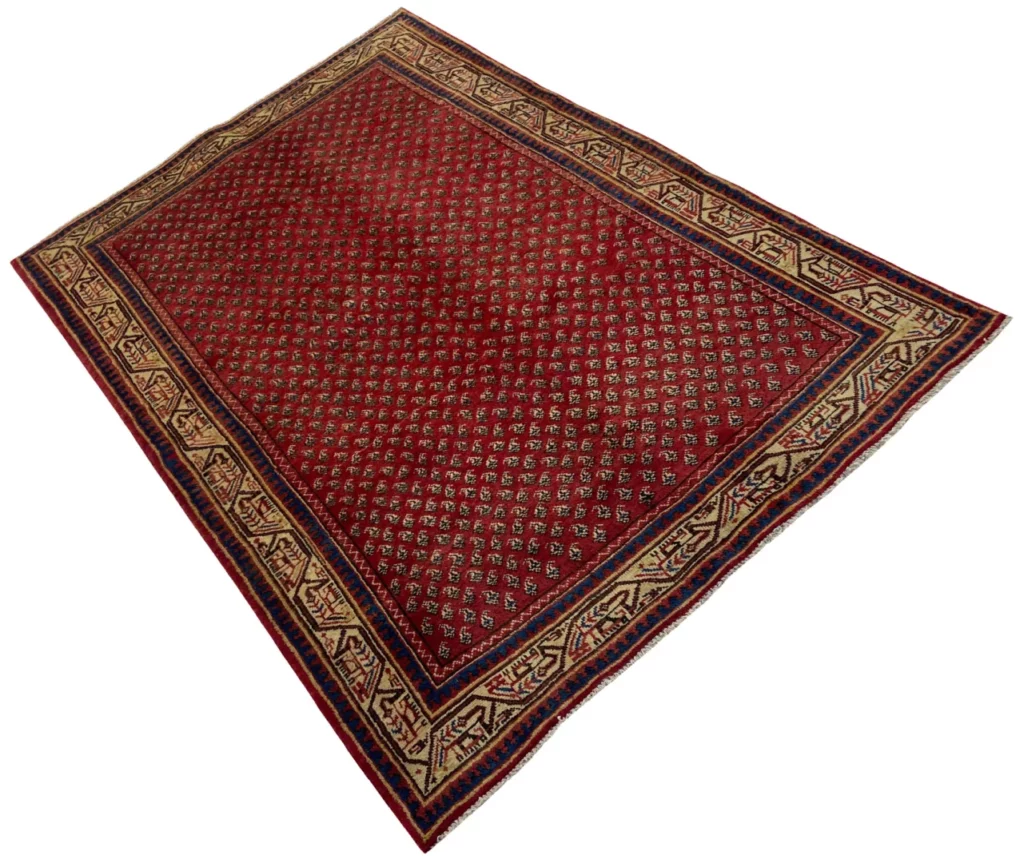 Perserteppich Sarough 202 x 135 cm handgeknüpft