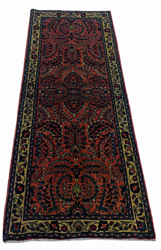 Perserteppich Sarough 205 x 78 cm handgeknüpft