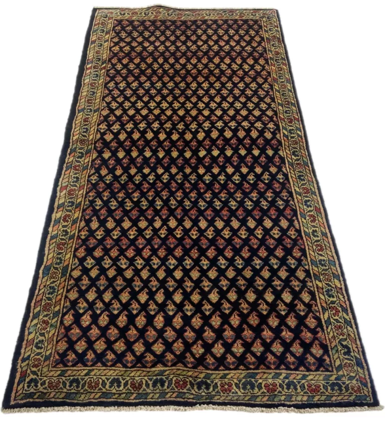 Perserteppich Sarough 225 x 104 cm Wolle handgeknüpft