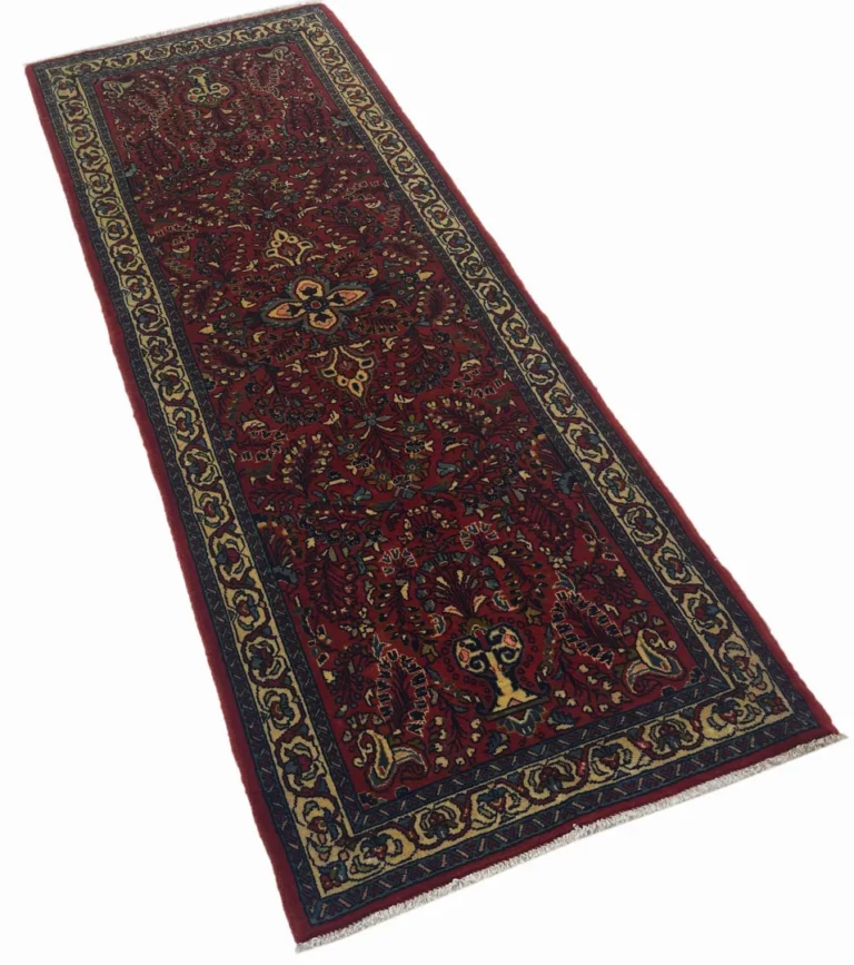 Perserteppich Sarough 224 x 80 cm Wolle handgeknüpft