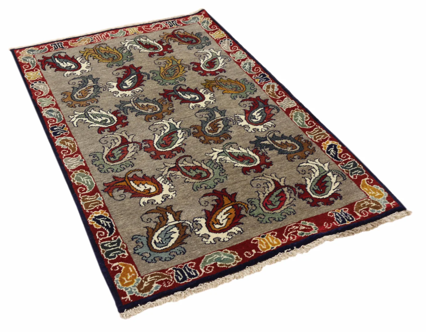 Perserteppich Shiraz 154 x 102 cm Wolle handgeknüpft