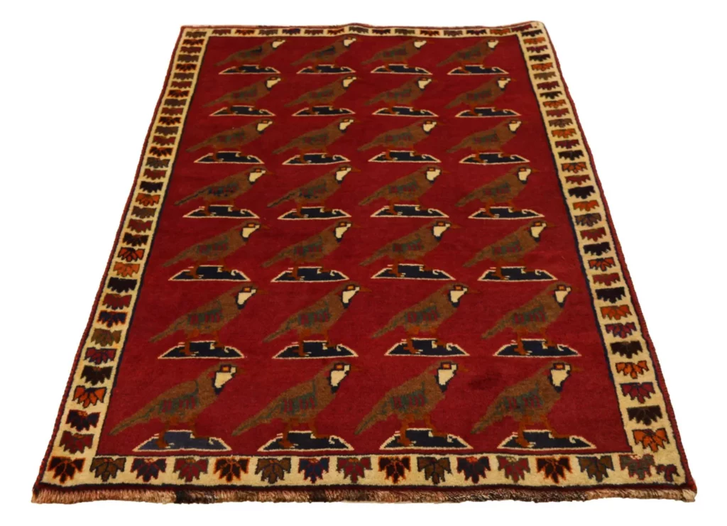 Perserteppich Shiraz 176 x 113 cm Wolle handgeknüpft