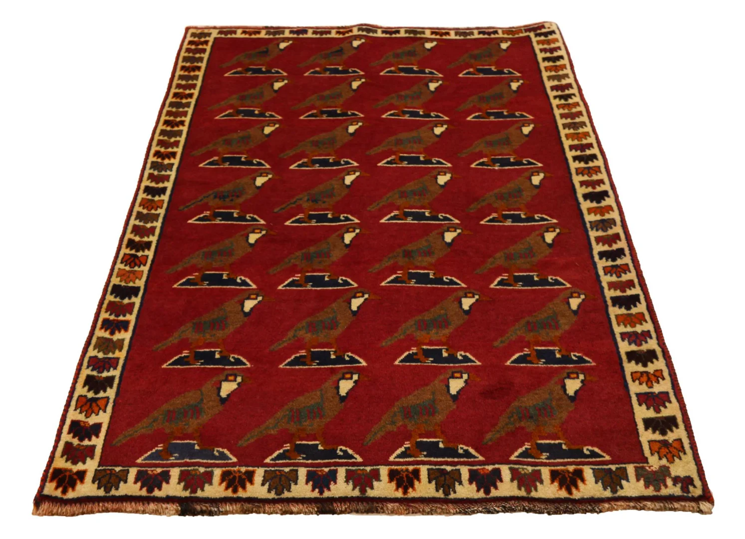Perserteppich Shiraz 176 x 113 cm Wolle handgeknüpft