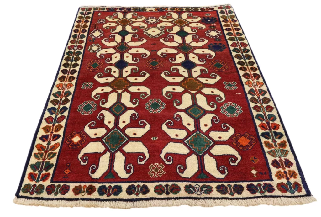Perserteppich Shiraz 203 x 127 cm Wolle handgeknüpft