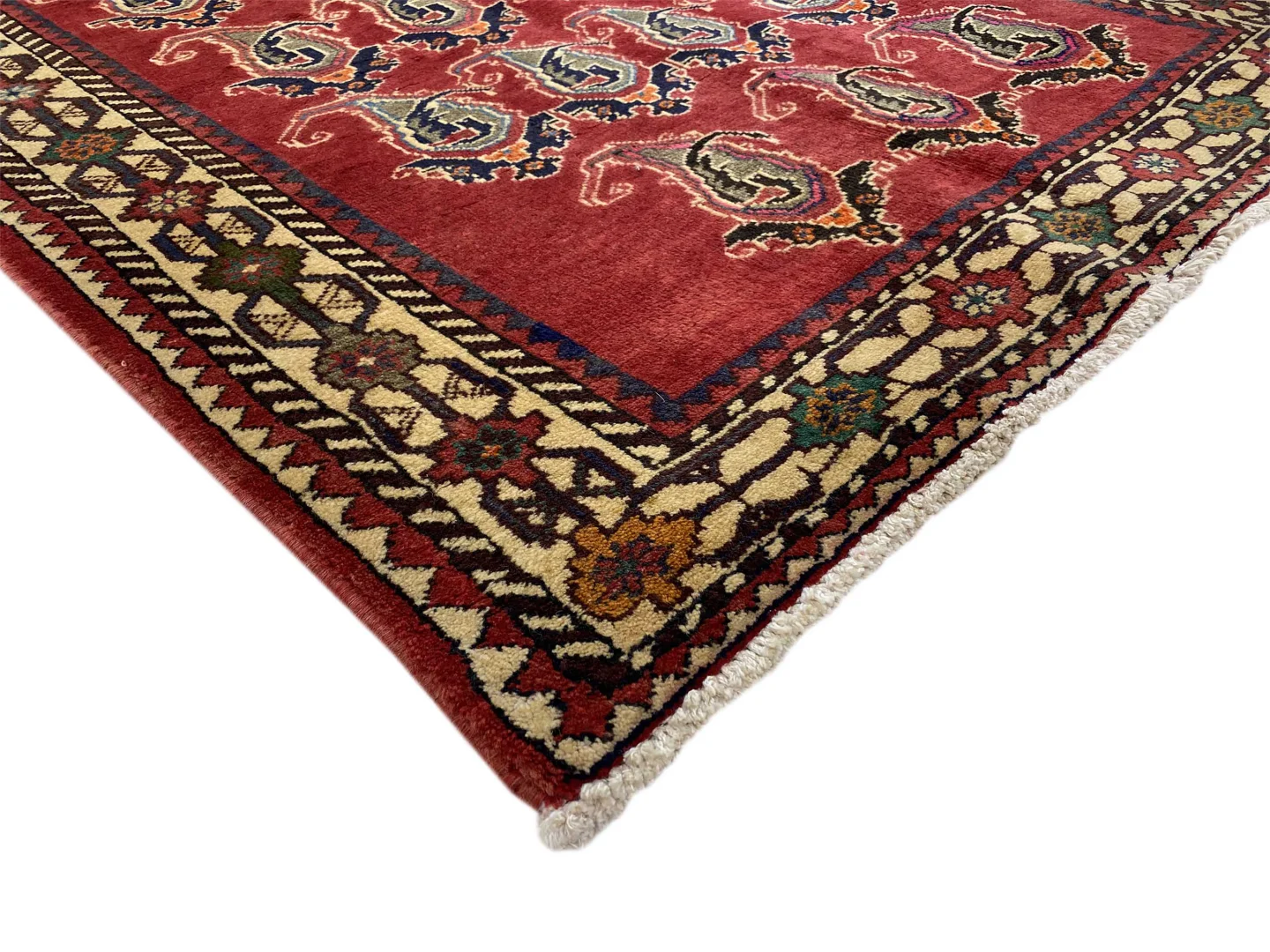 Perserteppich Shiraz 223 x 128 cm Schurwolle handgeknüpft