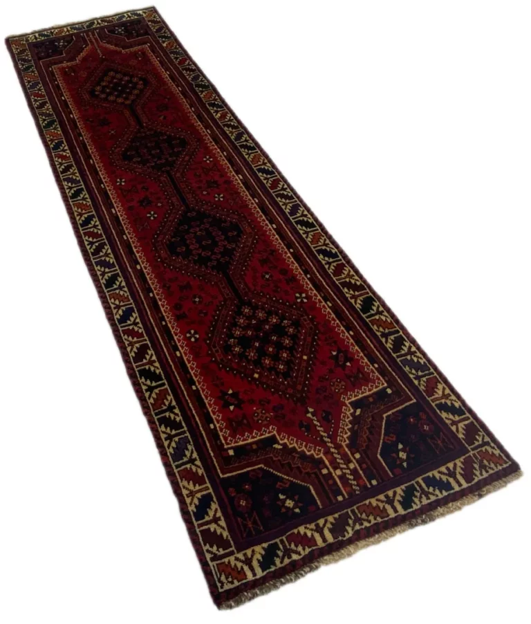 shiraz-orientteppich-300-x-86-cm-100000-knoten-m-handgeknupft-2 Perserteppich Shiraz 300 x 86 cm Schurwolle handgeknüpft