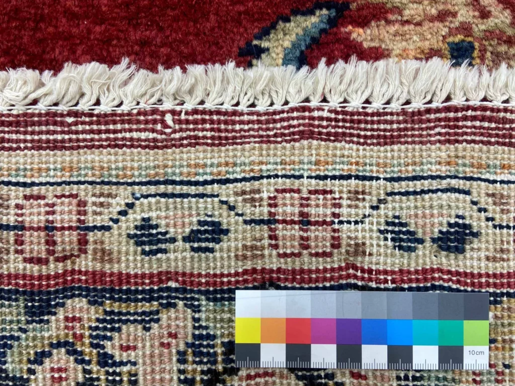 Perserteppich Zandschan 195 x 124 cm Baumwolle handgeknüpft