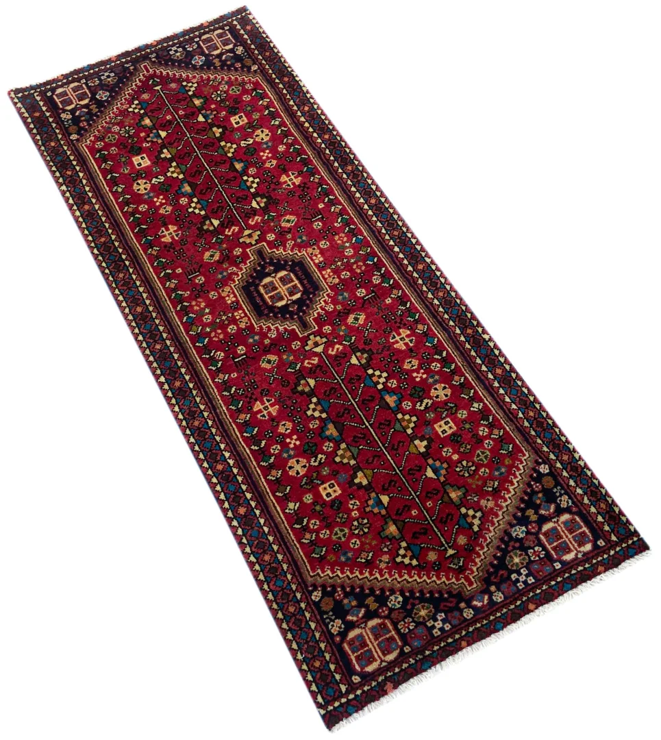 Orientteppich Abadeh 142 x 56 cm Wolle handgeknüpft