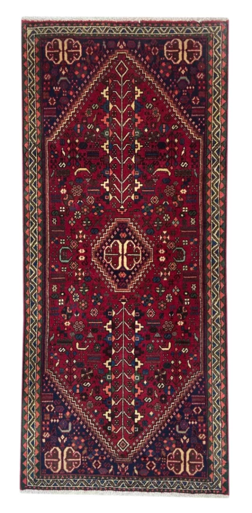 Perserteppich Abadeh 148x66 cm Wolle handgeknüpft