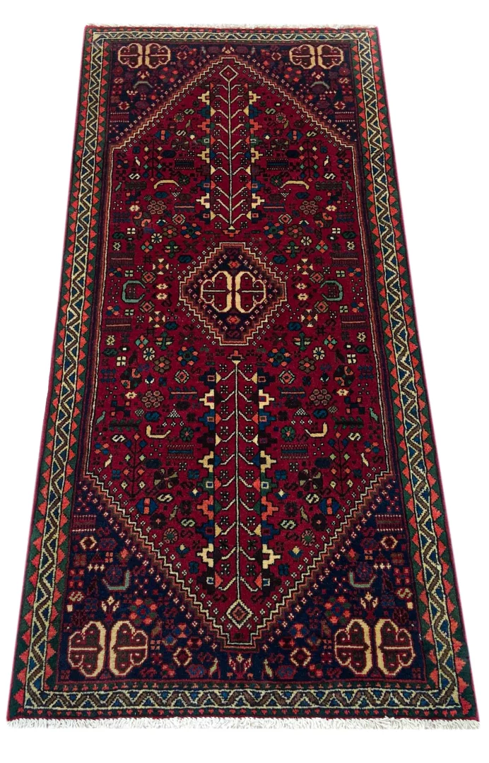 Perserteppich Abadeh 148x66 cm Wolle handgeknüpft