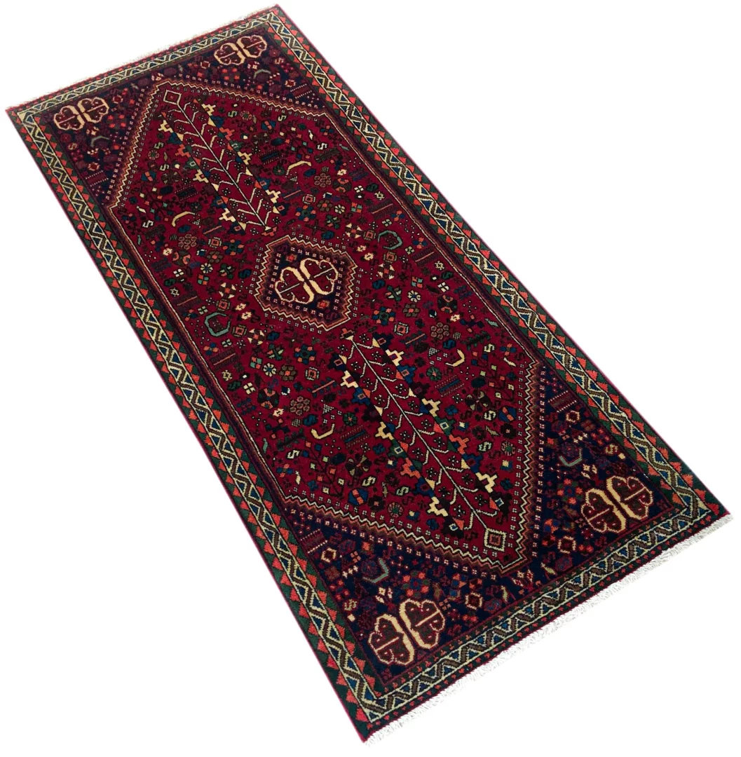 Perserteppich Abadeh 148x66 cm Wolle handgeknüpft