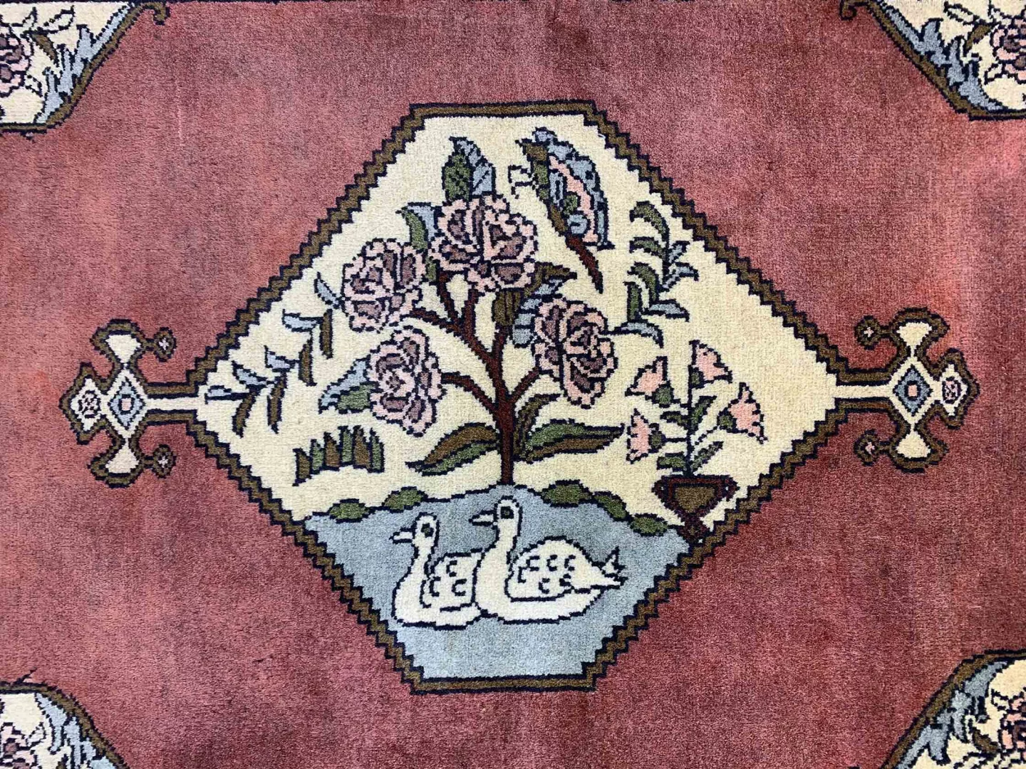 Perserteppich Bakhtiar 108 x 76 cm Wolle handgeknüpft
