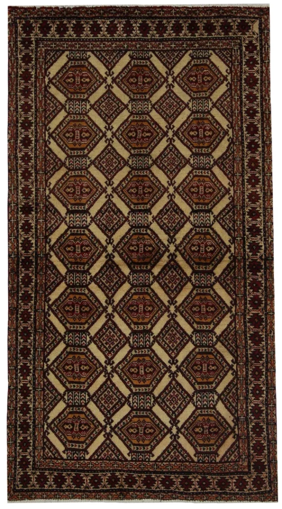 Orientteppich Belutsch 151 x 82 cm Wolle handgeknüpft