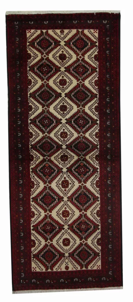 Perserteppich Belutsch 187 x 76 cm Wolle handgeknüpft