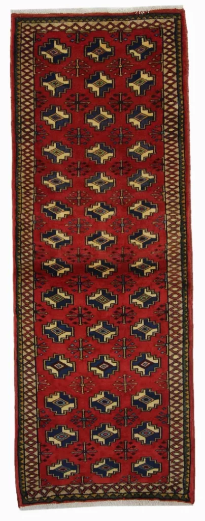 Orientteppich Belutsch 196 x 73 cm Wolle handgeknüpft