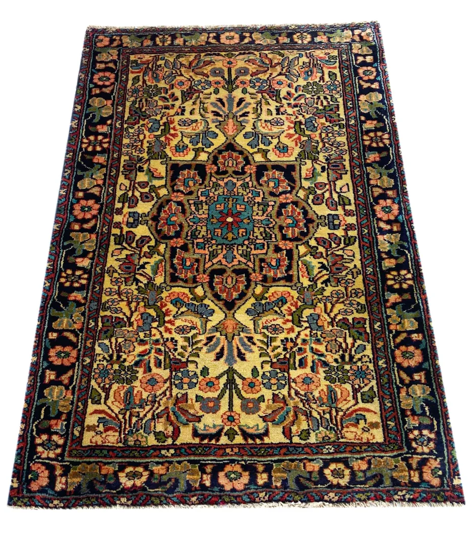 Perserteppich Bidjar 104 x 66 cm Wolle handgeknüpft