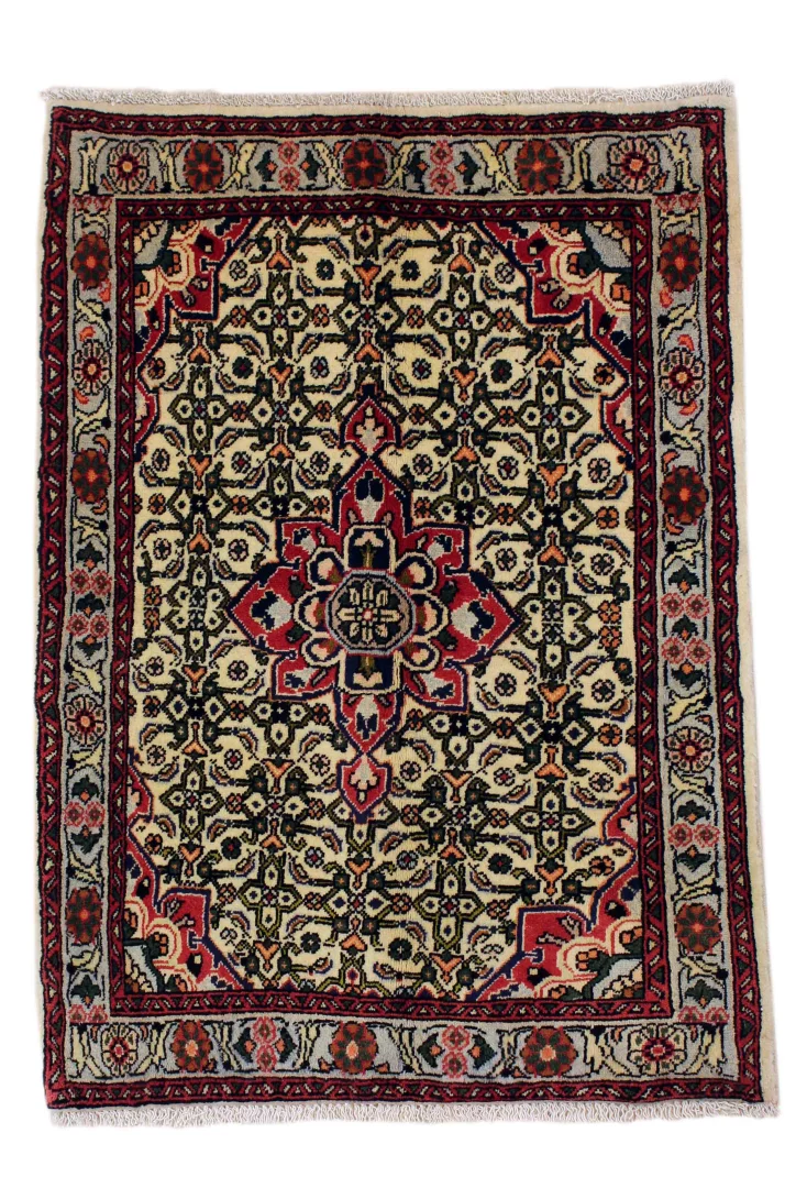 Perserteppich Bidjar 110 x 77 cm Wolle handgeknüpft