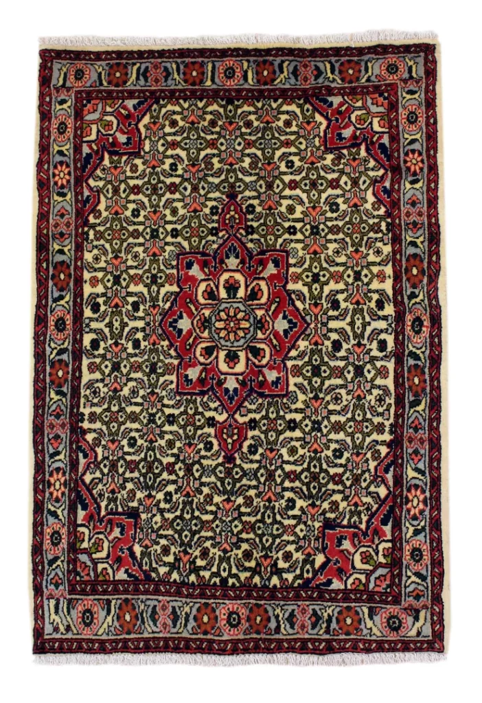 Perserteppich Bidjar 122 x 80 cm Wolle handgeknüpft