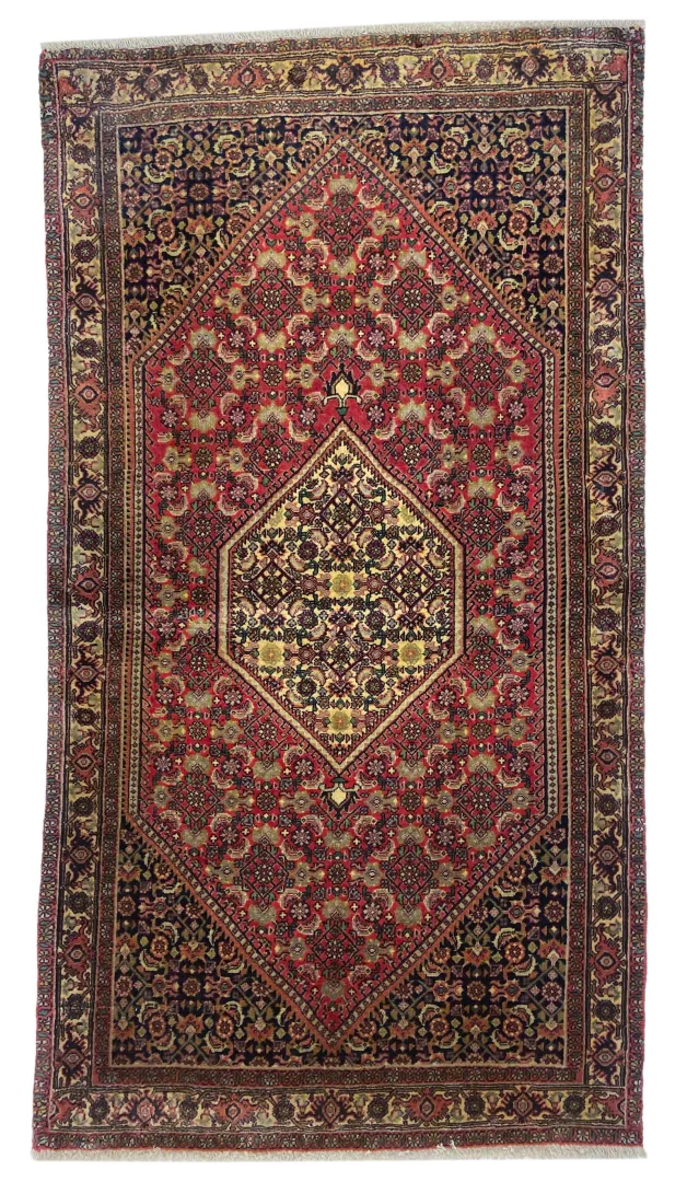 Perserteppich Bidjar 142 x 76 cm Wolle handgeknüpft