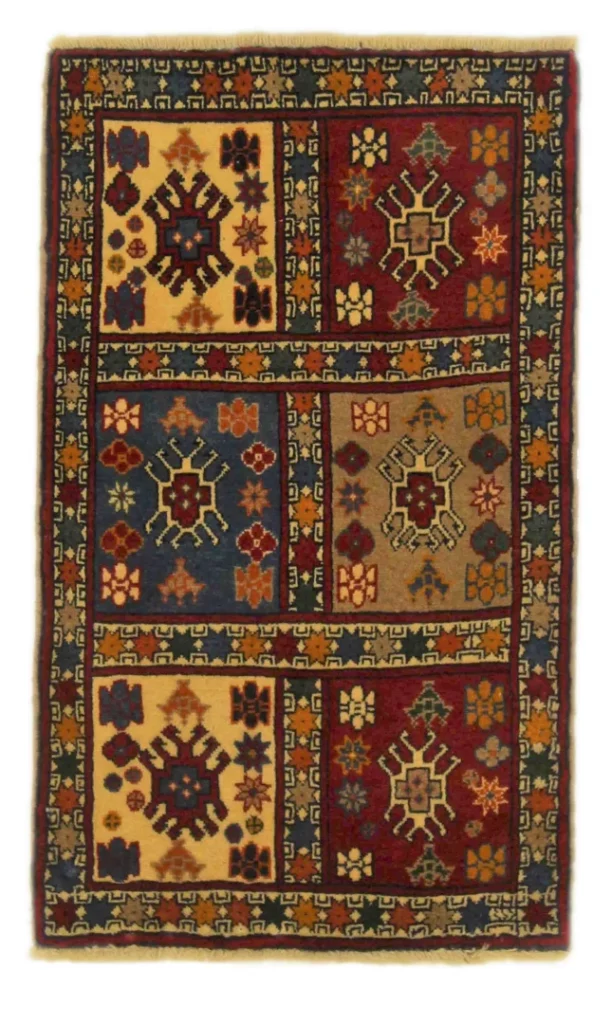 Perserteppich Fars 107 x 64 cm Wolle handgeknüpft